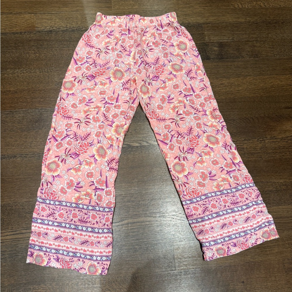 Floral shein wide leg pant